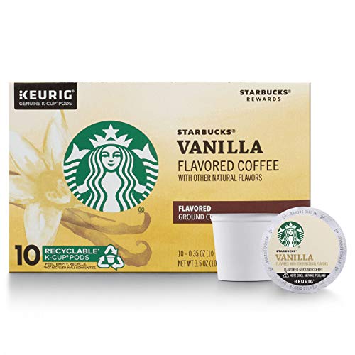 Starbucks Flavored K-Cup Coffee Pods — Vanilla For Keurig Brewer Starbucks Flavored K-Cup Coffee Pods — Vanilla For Keurig Brewer