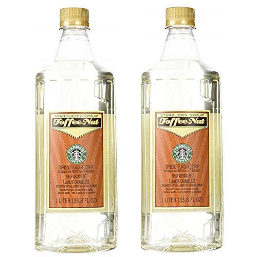 Starbucks Flavored Syrup Toffee Nut, 2 Bottle Pack