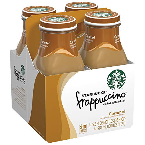 Starbucks Frappuccino Coffee Drink, Caramel, 9.5 Oz 4 Pack