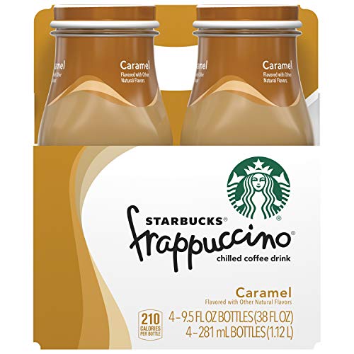 Starbucks Frappuccino Coffee Drink, Caramel, 9.5 Oz 4 Pack