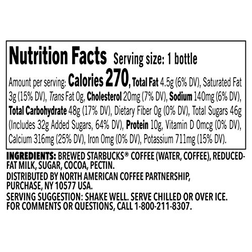 Starbucks Frappuccino Coffee Drink, Mocha, 13.7 Fl Oz Bottles 1