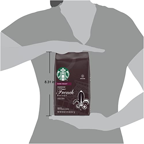 Starbucks French Roast Coffee, Dark Roast Ground Coffee, Made Wi