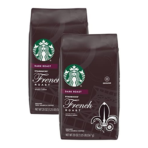 Starbucks French Roast Coffee, Dark Roast Ground Coffee, Made Wi
