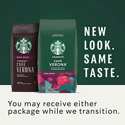 Starbucks Ground Coffee—Dark Roast Coffee—Caffè Verona—100% Arab