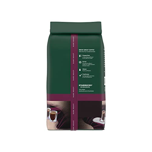 Starbucks Ground Coffee—Dark Roast Coffee—Espresso Roast—100% Ar Starbucks Ground Coffee—Dark Roast Coffee—Espresso Roast—100% Ar