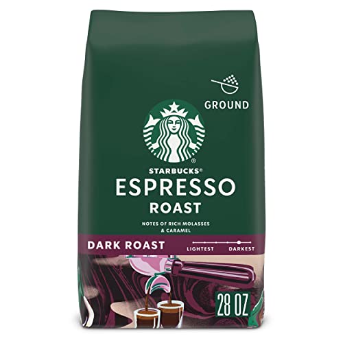 Starbucks Ground Coffee—Dark Roast Coffee—Espresso Roast—100% Ar Starbucks Ground Coffee—Dark Roast Coffee—Espresso Roast—100% Ar