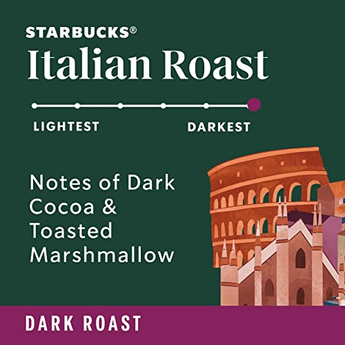 Starbucks Dark Roast Ground Coffee — Italian Roast — 100% Arabic