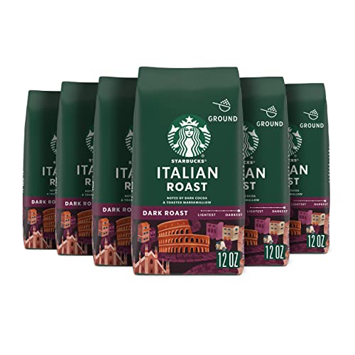 Starbucks Dark Roast Ground Coffee — Italian Roast — 100% Arabic