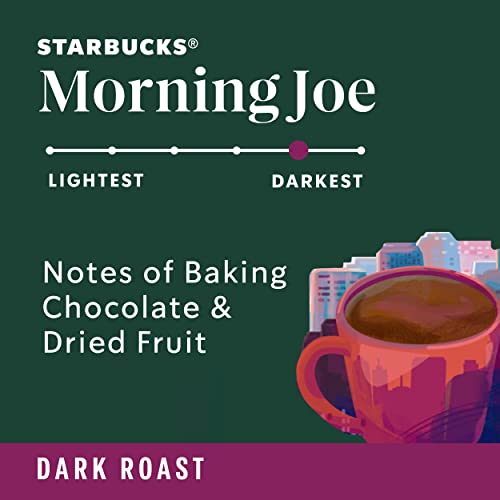 Starbucks Ground Coffee—Dark Roast Coffee—Morning Joe—100% Arabi