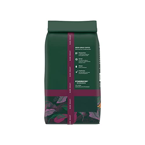 Starbucks Ground Coffee—Dark Roast Coffee—Sumatra—100% Arabica—6