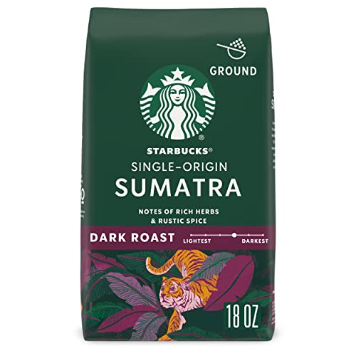 Starbucks Ground Coffee—Dark Roast Coffee—Sumatra—100% Arabica—1