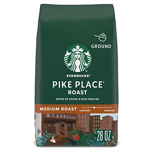 Starbucks Ground Coffee—Medium Roast Coffee—Pike Place Roast—100