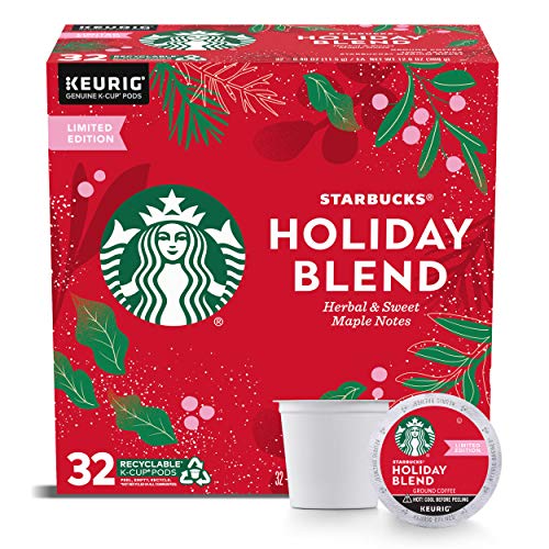 Starbucks Holiday Blend Medium Roast Coffee Single-Cup Coffee Fo