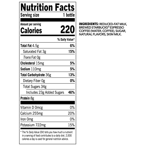 Starbucks Iced Espresso, Caramel Macchiato, 14oz Bottles, 8 Pack