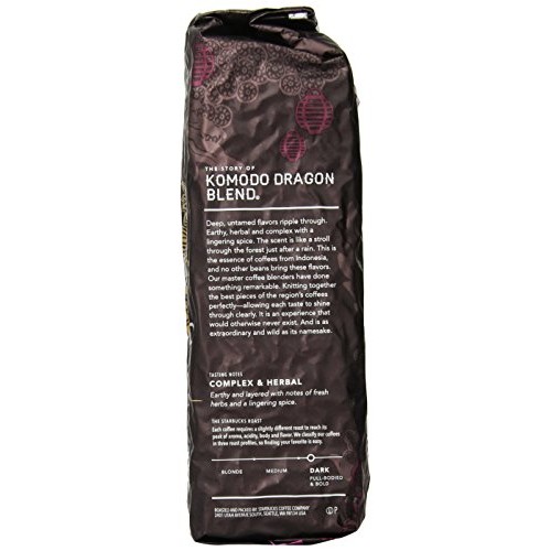 Starbucks Komodo Dragon Blend&Amp;Reg, Whole Bean Coffee 1Lb