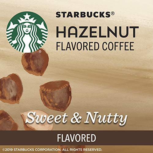 Starbucks Medium Roast Ground Coffee — Hazelnut — 6 Bags 11 Oz.