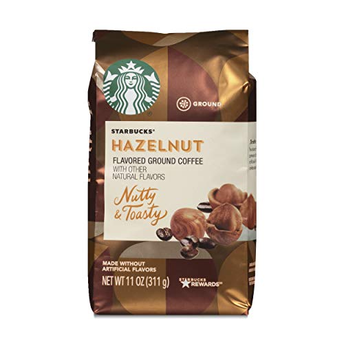 Starbucks Medium Roast Ground Coffee — Hazelnut — 6 Bags 11 Oz.