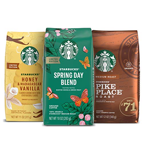 Starbucks Medium Roast Ground Coffee — Spring Variety Pack — No