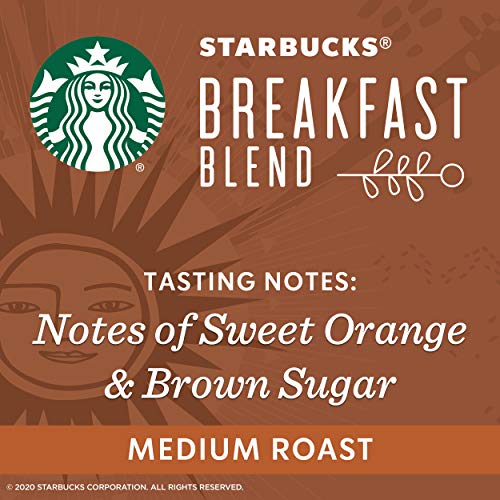 Starbucks Medium Roast K-Cup Coffee Pods — Breakfast Blend For K