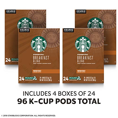 Starbucks Medium Roast K-Cup Coffee Pods — Breakfast Blend For K