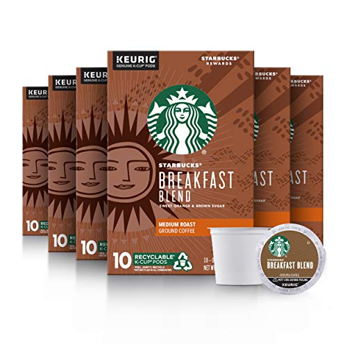 Starbucks Medium Roast K-Cup Coffee Pods — Breakfast Blend For K
