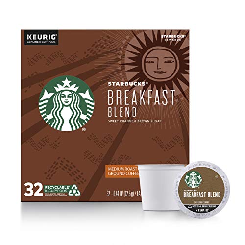 Starbucks Medium Roast K-Cup Coffee Pods — Breakfast Blend For K