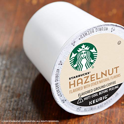 Starbucks Medium Roast K-Cup Coffee Pods — Hazelnut For Keurig B
