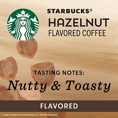 Starbucks Medium Roast K-Cup Coffee Pods — Hazelnut For Keurig B