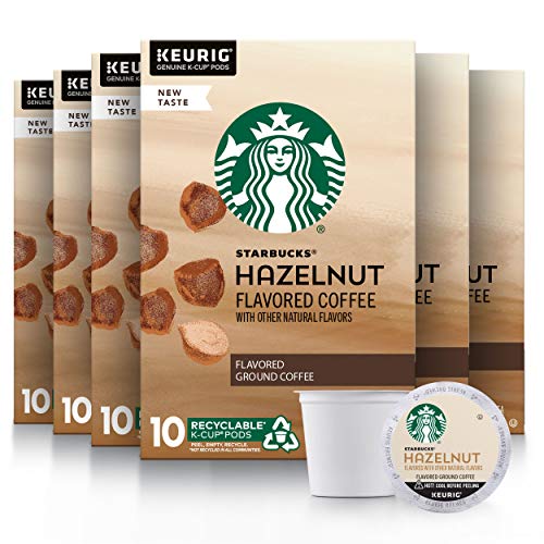 Starbucks Medium Roast K-Cup Coffee Pods — Hazelnut For Keurig B