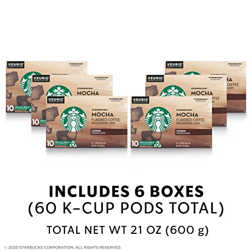 Starbucks Medium Roast K-Cup Coffee Pods — Mocha For Keurig Brew