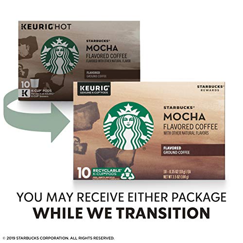 Starbucks Medium Roast K-Cup Coffee Pods — Mocha For Keurig Brew