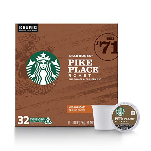 Starbucks Medium Roast K-Cup Coffee Pods — Pike Place Roast For
