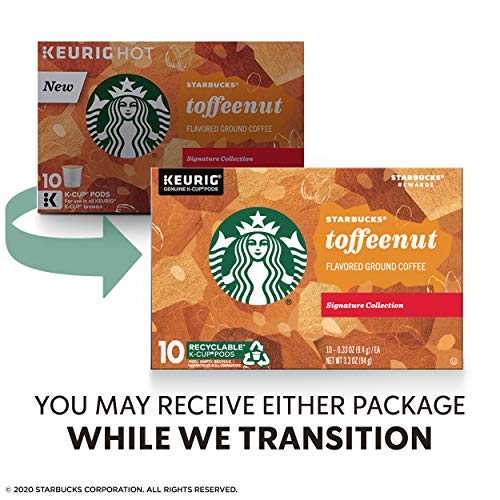 Starbucks Medium Roast K-Cup Coffee Pods — Toffeenut For Keurig