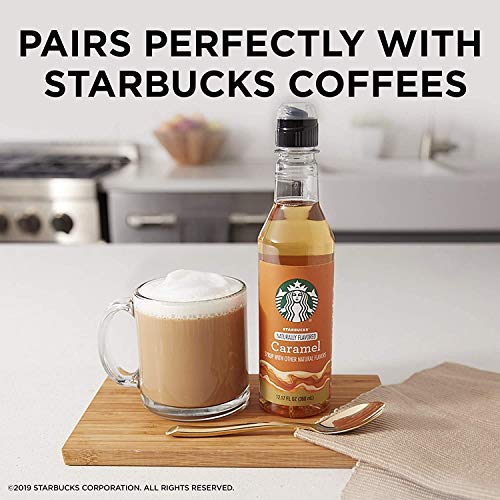 Starbucks Naturally Flavored Caramel Coffee Syrup, 12.17 Fl Oz.