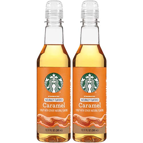 Starbucks Naturally Flavored Caramel Coffee Syrup, 12.17 Fl Oz.