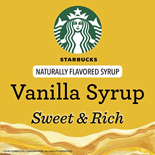 Starbucks Naturally Flavored Vanilla Coffee Syrup, 12.17 Fl Oz
