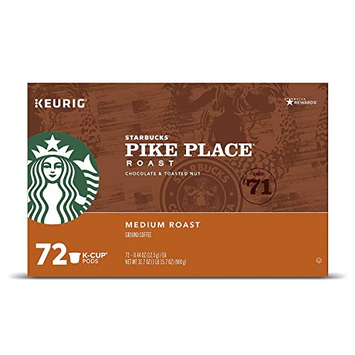 Starbucks Pike Place Roast Coffee K-Cup Portion Packs For Keurig