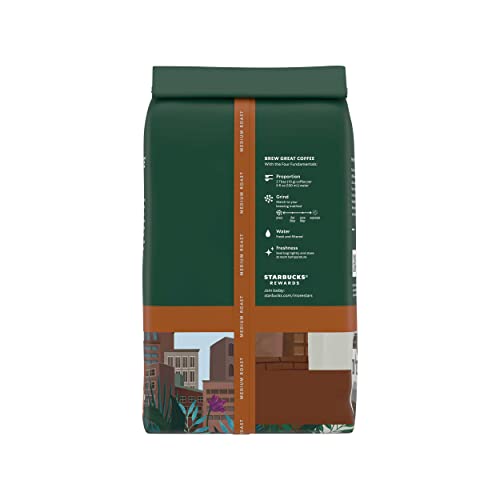 Starbucks Medium Roast Whole Bean Coffee — Pike Place Roast — 6