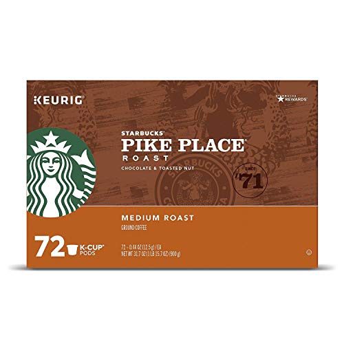Starbucks Pike Place Roast K-Cups, 24 Count Pack Of 3 - Packag