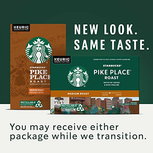 Starbucks Medium Roast K-Cup Coffee Pods — Pike Place Roast For