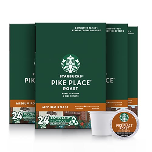 Starbucks Medium Roast K-Cup Coffee Pods — Pike Place Roast For