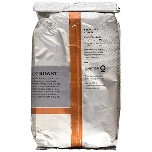 Starbucks Pike Place Roast, Medium Roast, Ground, 20 Oz
