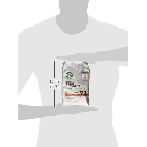 Starbucks Pike Place Roast, Medium Roast, Ground, 20 Oz