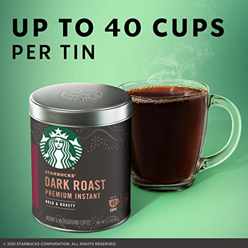 Starbucks Premium Instant Coffee — Dark Roast — 100% Arabica — 1