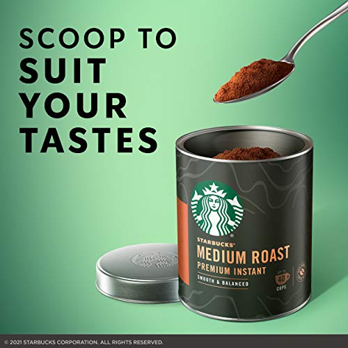 Starbucks Premium Instant Coffee — Medium Roast — 100% Arabica —