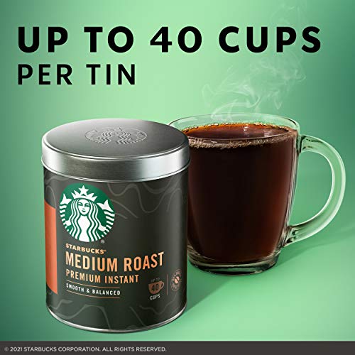 Starbucks Premium Instant Coffee — Medium Roast — 100% Arabica —