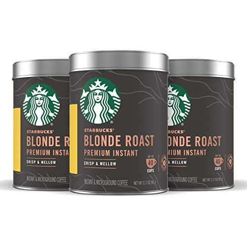 Starbucks Premium Instant Coffee — Starbucks Blonde Roast — 100%