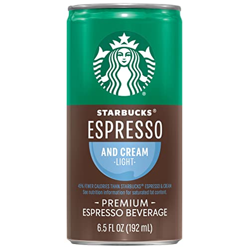 Starbucks Ready To Drink Coffee, Espresso &Amp; Cream, 6.5Oz Cans 1