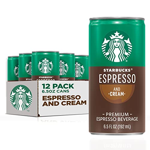 Starbucks Ready To Drink Coffee, Espresso &Amp; Cream, 6.5Oz Cans 1