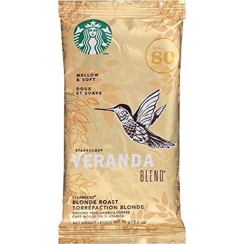 Starbucks Sbk11020676 Premium Blonde Roast Ground Coffee, 2.5Oz